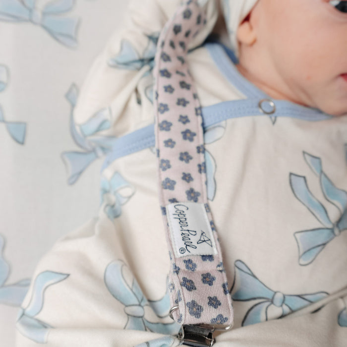 Copper Pearl Binky Clips |Gemma In Tan