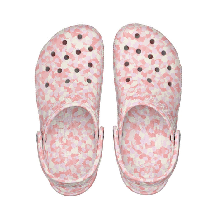 Crocs Classic Confetti Thermoplastic Women's Pink Milk/Mulit Clogs