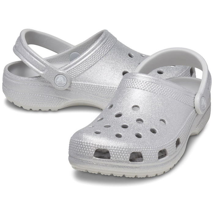 Crocs Classic Glitter Synthetic Women's Atmosphere Clogs