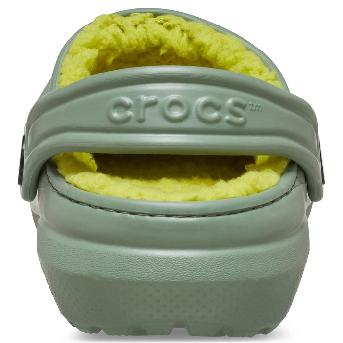 Crocs Classic Lined Thermoplastic Kids Moss Clogs