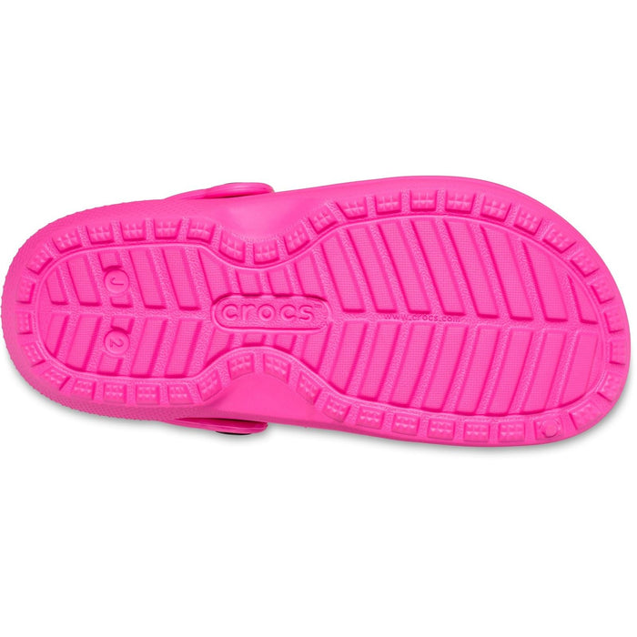 Crocs Classic Lined Thermoplastic Kids Pink Crush Clogs