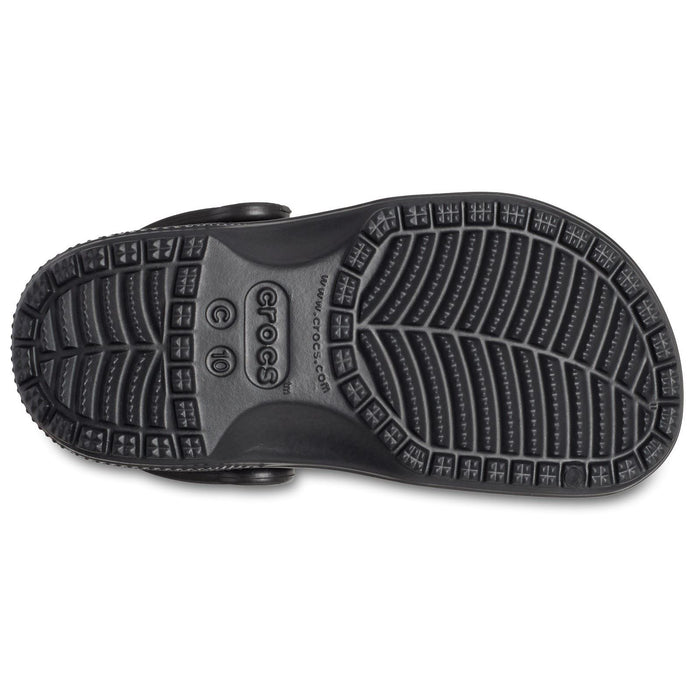 Crocs Kids' Classic Synthetic Black Clogs
