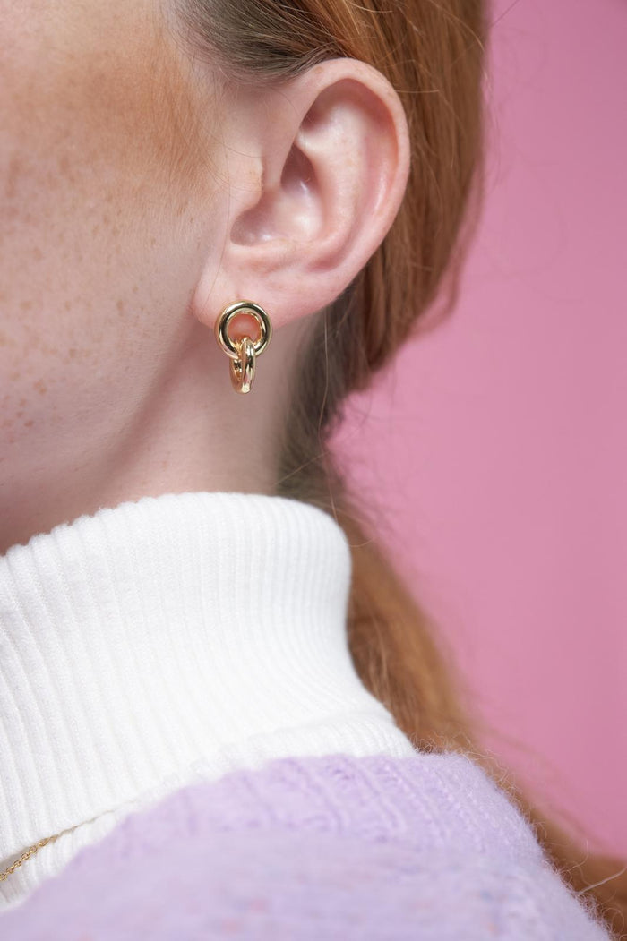 Cross Drop Stud