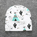 Cute cotton baby hat from MANDOTOS for infants and toddlers, soft and comfortable headwear for young children.