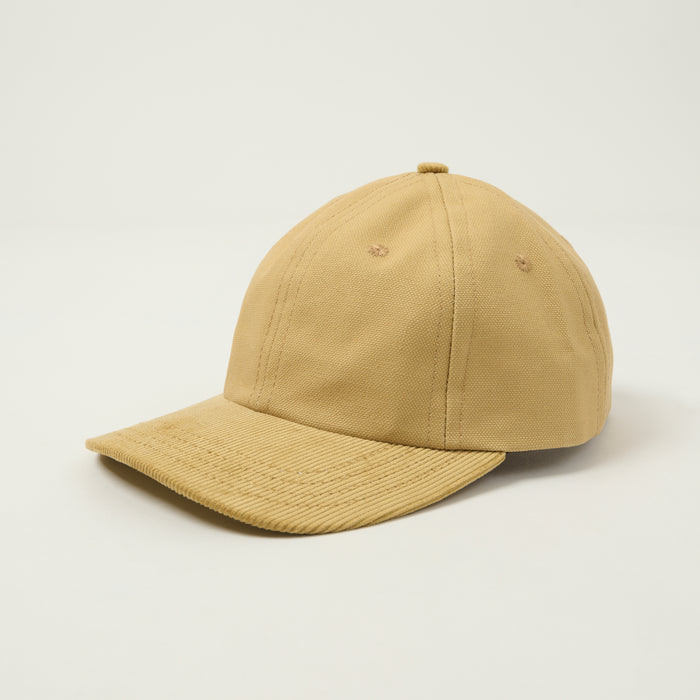 Dehen 1920 Canvas/Corduroy Baseball Cap - Tan/Fawn