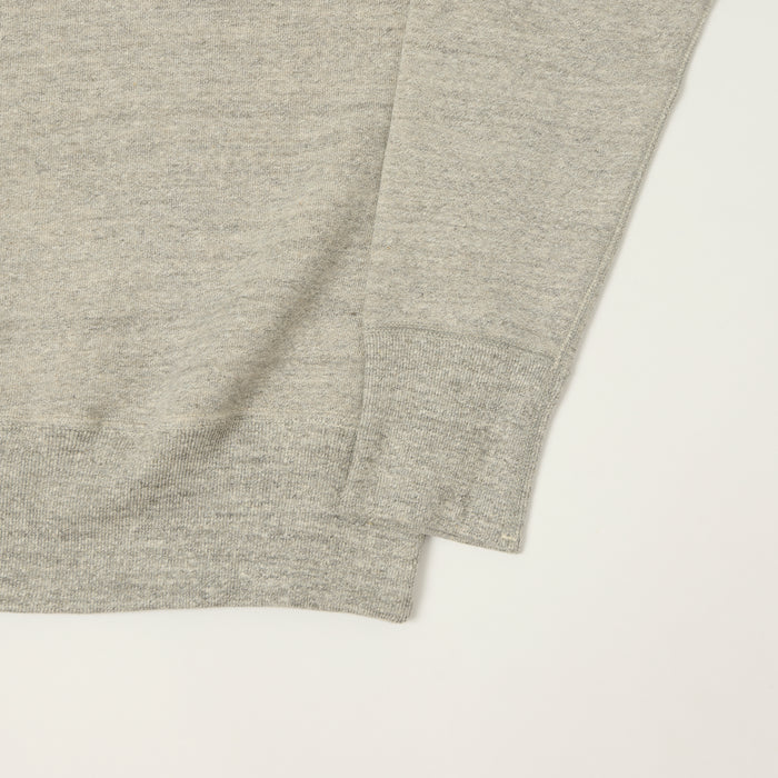 Denime Lot. 261 4-Needle Raglan Sweatshirt - Light Heather Grey