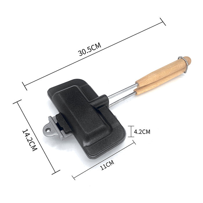 Double-Sided Non-Stick Foldable Sandwich Pan