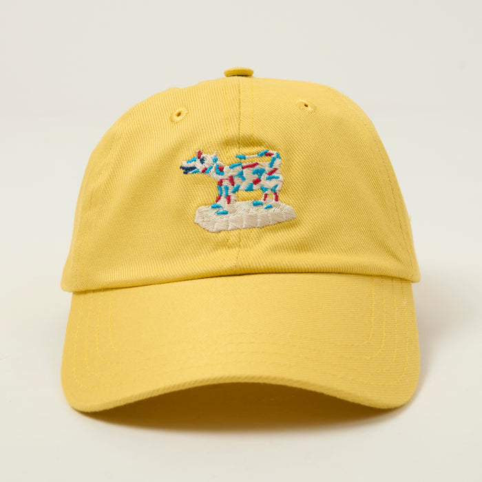 Drake's 'Cow Figuraine' Twill Baseball Cap - Mustard