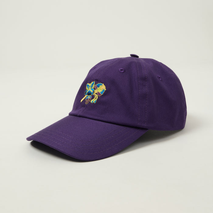 Drake's 'Psycha Flower' Twill Baseball Cap - Purple