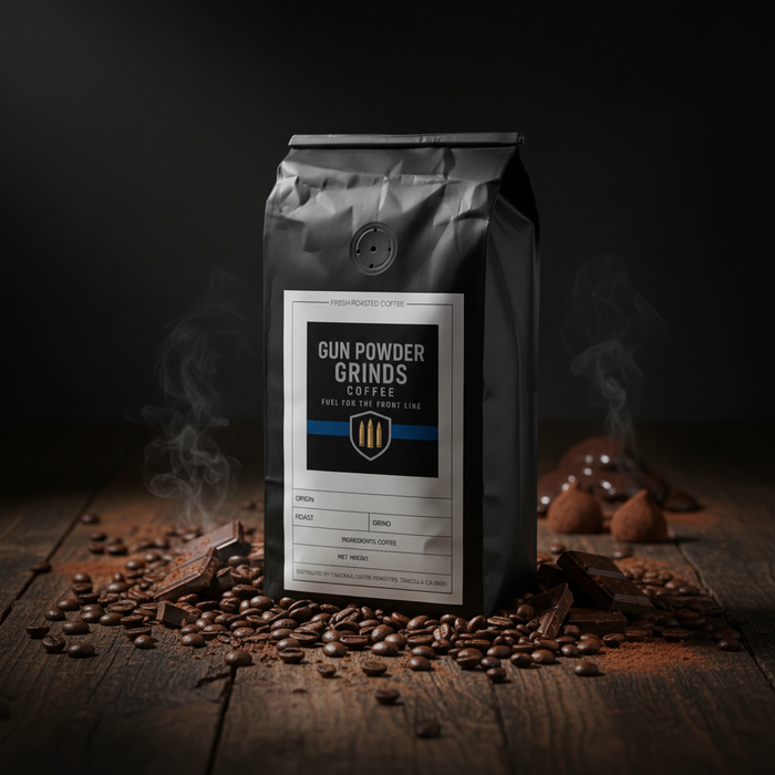 Gun Powder Grinds Dubai Chocolate with chocolate elements