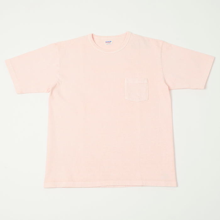 Dubbleworks Heavy Fabric Pigment Dye Pocket Tee - Pink