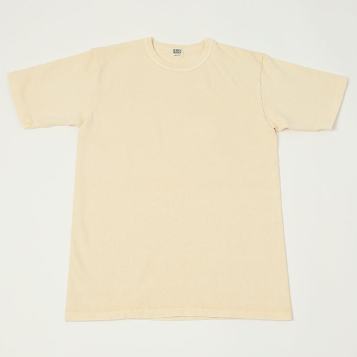 Dubbleworks Heavy Fabric Pigment Dye Tee - Cream