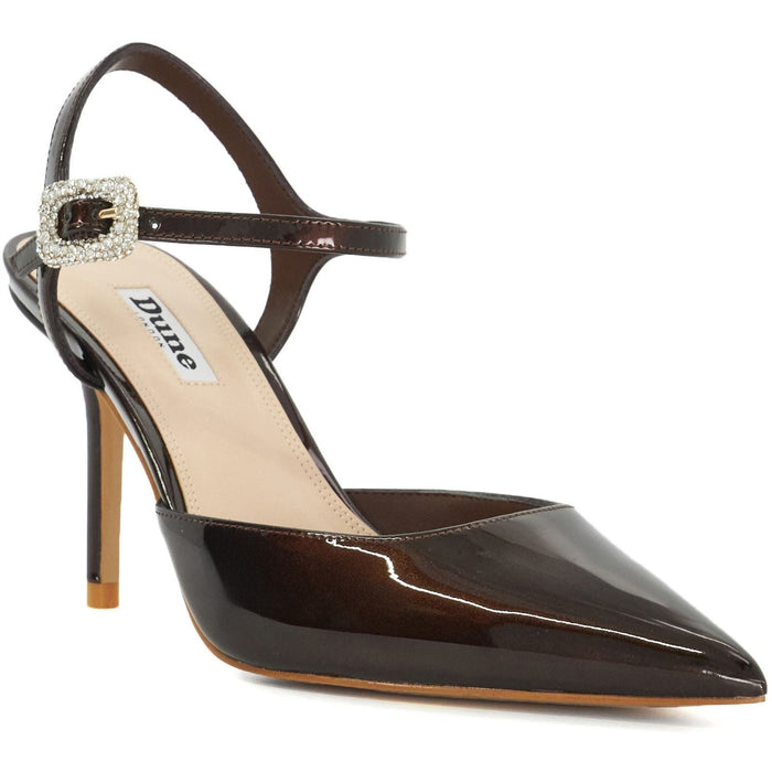 Dune Channel Women's Brown Heels