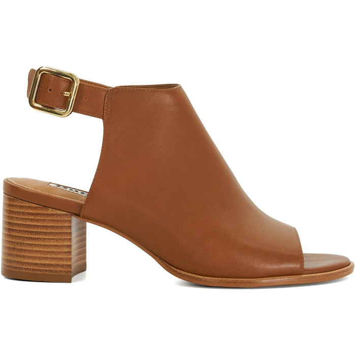 Dune Joupin Leather Women's Tan Heels