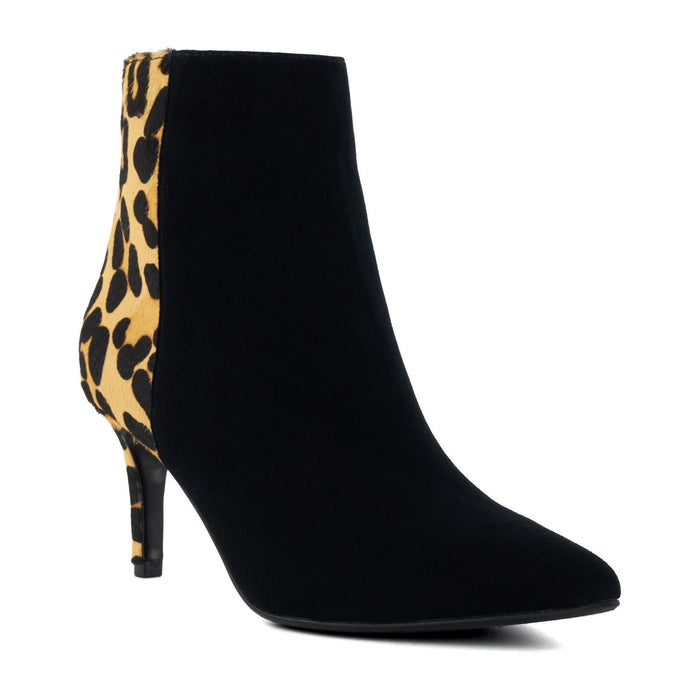 Dune Obsessive 2 Leather Women's Black/Leopard Boots