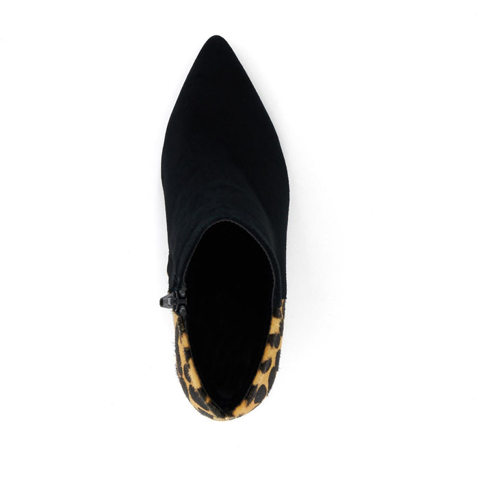 Dune Obsessive 2 Leather Women's Black/Leopard Boots