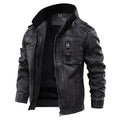 Mandotos elegant premium leather jacket featuring a sleek design, classic collar, and stylish stitching.