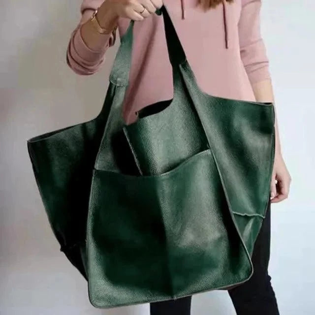 Elegant women's tote bag by MANDOTOS featuring a sleek design and spacious interior for everyday use.