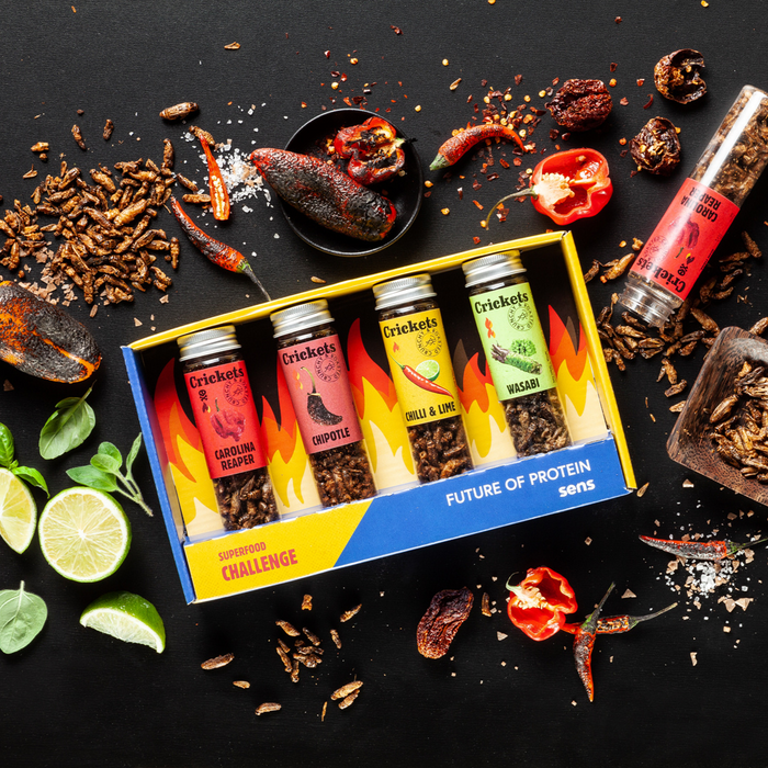 Extra Hot Crickets in Gift Box