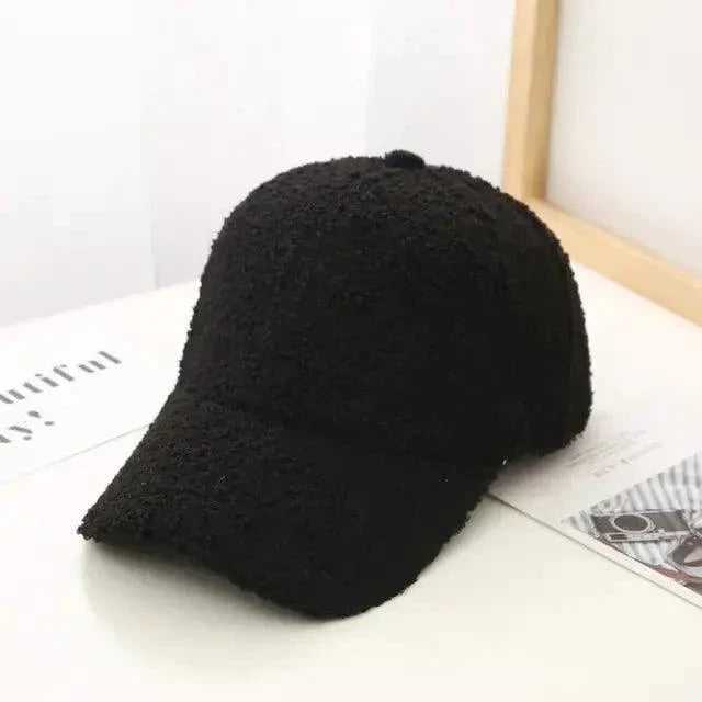 Mandotos fall style baseball hat in warm autumn colors with a curved brim and adjustable strap.