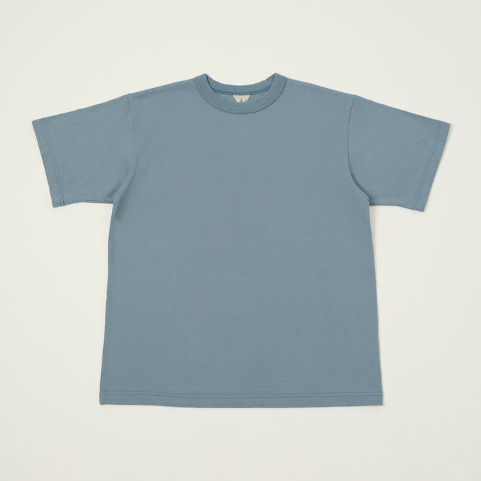 FilMelange 'Alderson' Air Spinning Tenjiku T-Shirt - Ash Blue