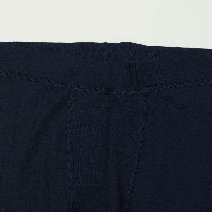 FilMelange 'Weine' Wool Long Johns - Navy
