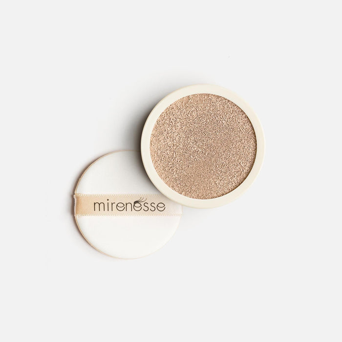 MIRENESSE FOUNDATION Fits Original Round Compact Only _10 Collagen Cushion Compact Foundation Refill