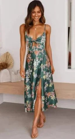Green Floral / M
