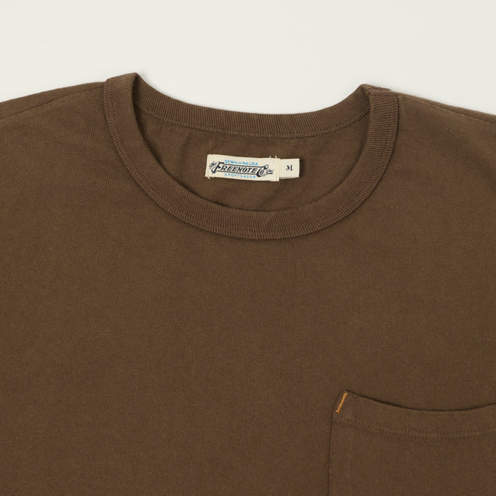 Freenote Cloth 13oz Pocket T-Shirt - Cedar