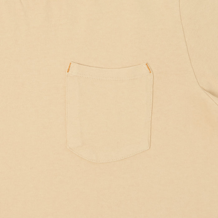 Freenote Cloth 13oz Pocket T-Shirt - Cream