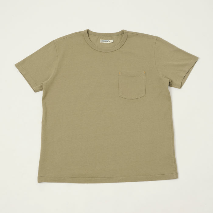 Freenote Cloth 13oz Pocket T-Shirt - Fog