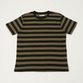Freenote Cloth 'Shifter' Striped T-Shirt - Cedar/Black