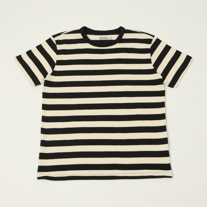 Freenote Cloth 'Shifter' Striped T-Shirt - Off White/Black