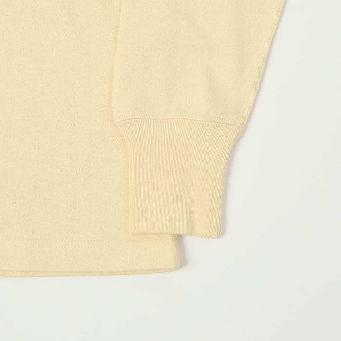 Freewheelers & Co Power Wear Long Sleeve Henley - Straw Cream