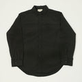 FULLCOUNT 4091L 1920s Cotton/Linen Farmers Shirt - Black