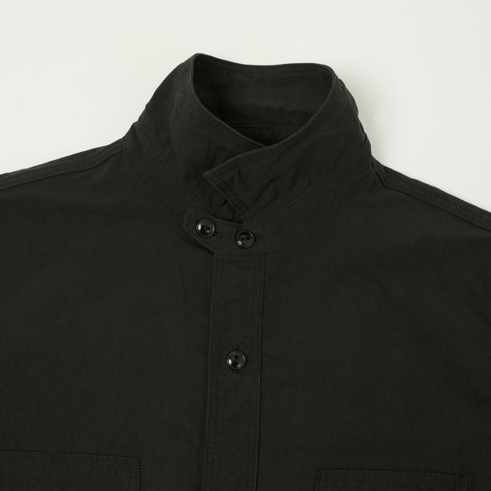 FULLCOUNT 4091L 1920s Cotton/Linen Farmers Shirt - Black
