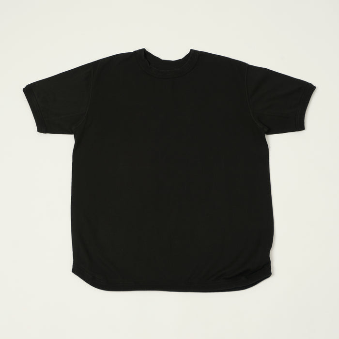 FULLCOUNT 5222 Flat Seam Heavyweight T-Shirt - Black