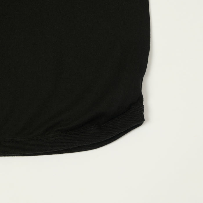 FULLCOUNT 5222 Flat Seam Heavyweight T-Shirt - Black