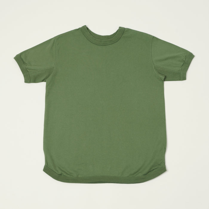 FULLCOUNT 5222 Flat Seam Heavyweight T-Shirt - Evergreen