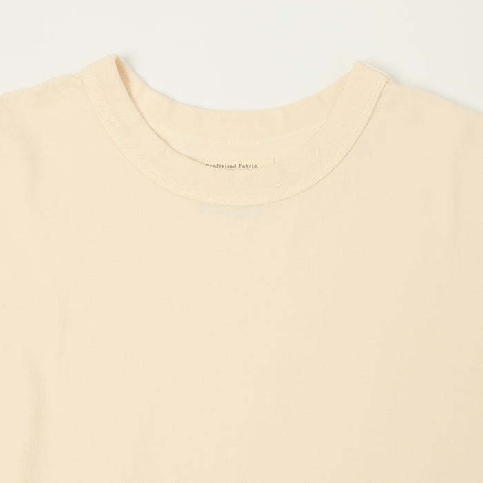 FULLCOUNT 5222L Flat Seam Heavyweight T-Shirt - Ecru