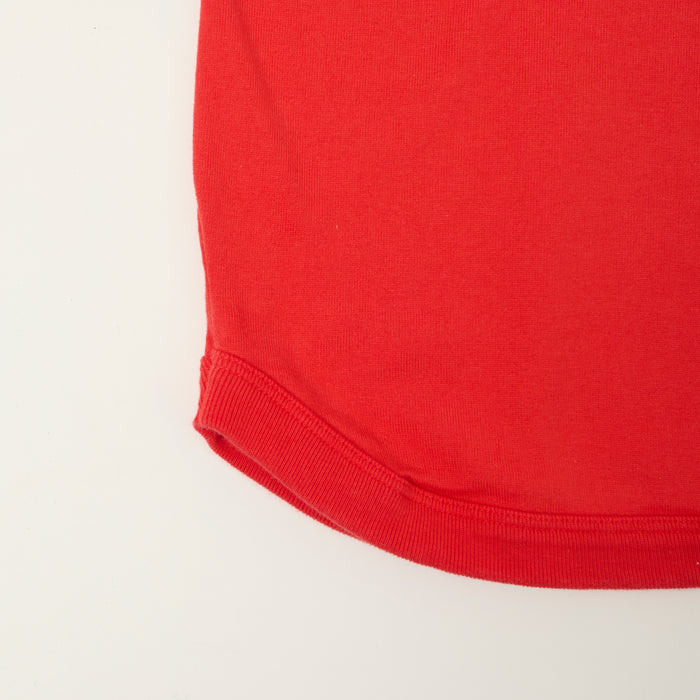 FULLCOUNT 5222LH Flat Seam Heavyweight Henley - Red