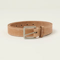 FULLCOUNT 6218 Wild Leather Narrow Belt - Natural