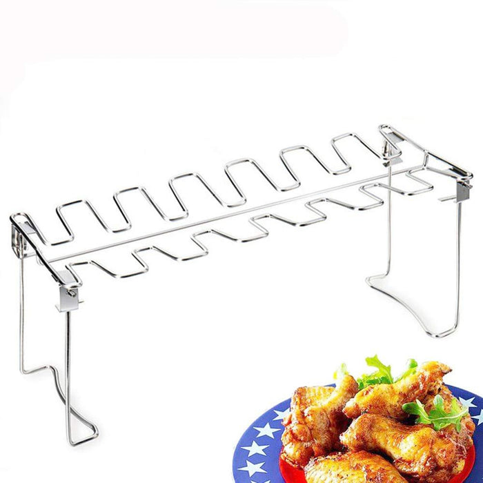 Galvanized Chicken Leg Rack Folding Grill