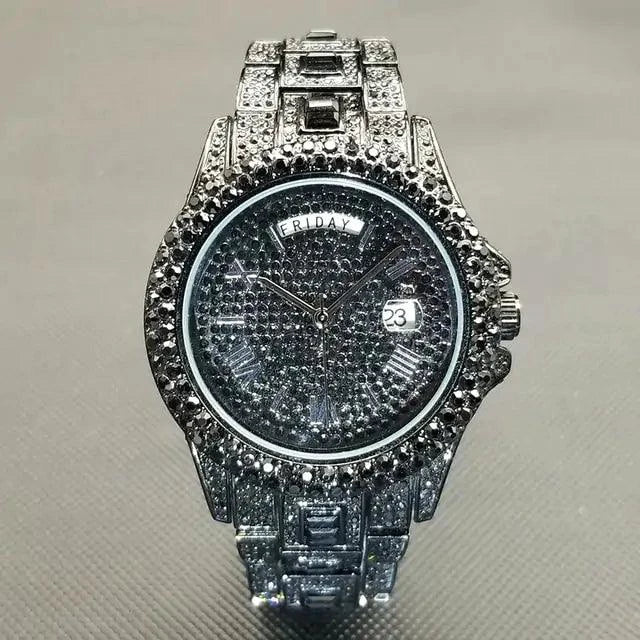Mandotos Gentlemen's Gold Luxe Watch with a sleek gold band and classic round dial, showcasing elegant men's wristwear.