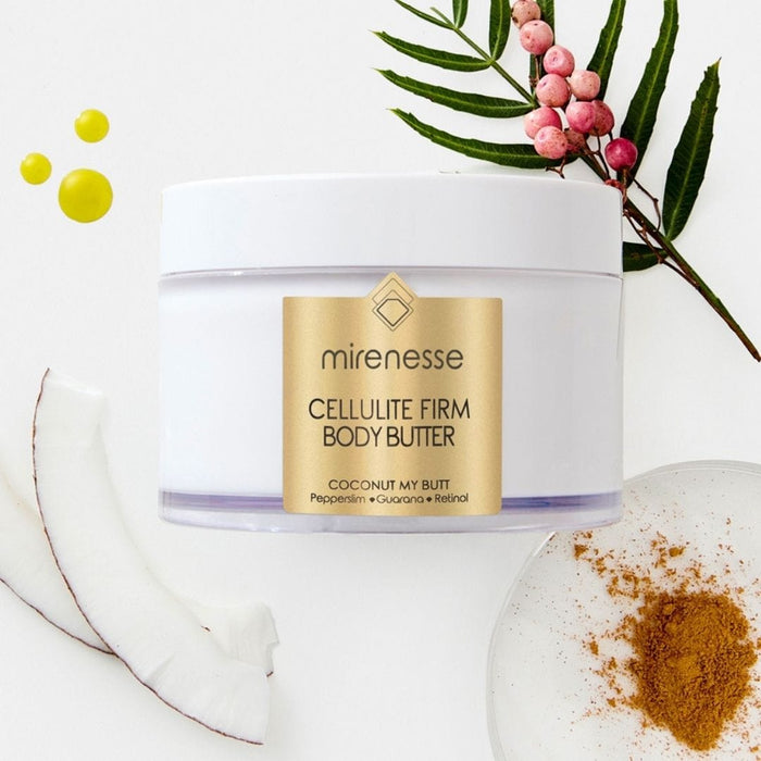 MIRENESSE SKINCARE 200g/ 7oz Cellulite Firm Body Butter-Coconut My Butt