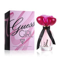 GUESS Girl Essence Eau de Toilette 1.0 oz bottle by MANDOTOS INTERNATIONAL, featuring a sleek fragrance design.
