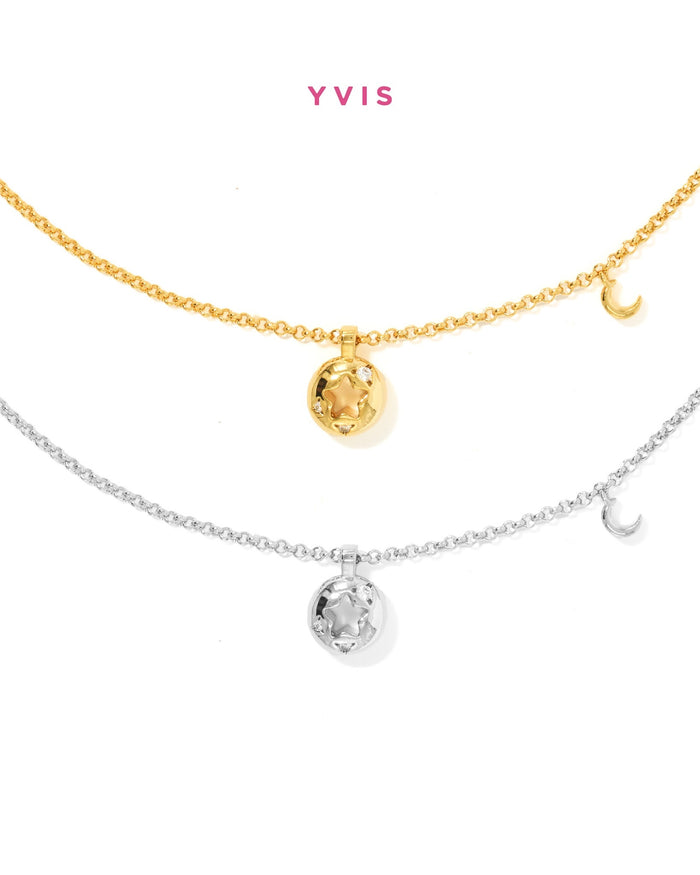 (GWP) YVIS Sandman Brass Necklace - Bedtime Story