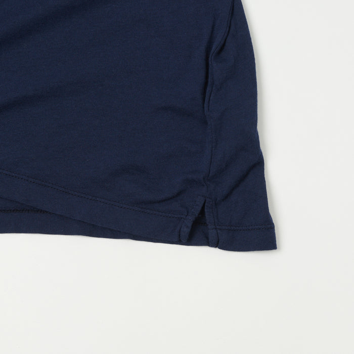Hartford Lightweight Jersey Polo Shirt - Navy