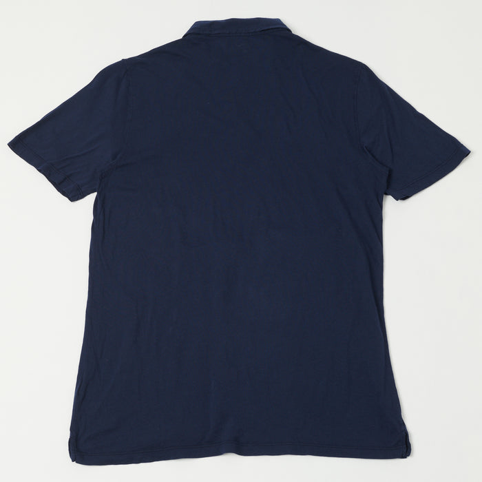 Hartford Lightweight Jersey Polo Shirt - Navy