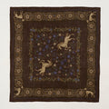Hartford 'Unicorn' Wool Bandana Scarf - Brown